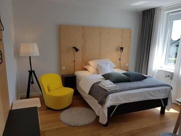 Фото номера Двухместный номер с 1 кроватью Отели типа «постель и завтрак» Hemma rooms by IKEA г. Збоншинь 21